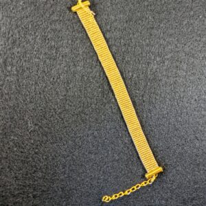 Gold bead bracelet