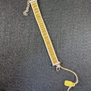 Long bugle  bead bracelet