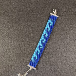 Wave seed bead bracelet