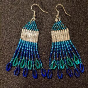 Beaded chandelier earrings